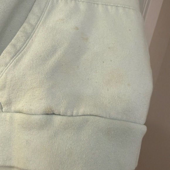 PINK Victoria’s Secret Mint Half Zip Sweatshirt Pullover Size Large - Picture 5 of 7